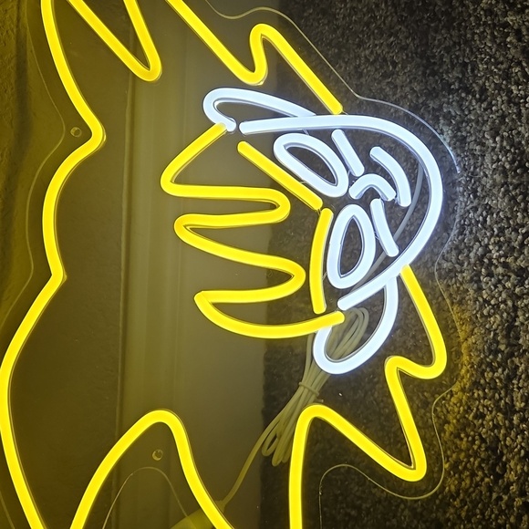 Anime Yellow and White Neon Light Sign New In Box! - Picture 2 of 16